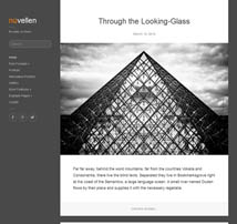 Núvellen: Blog / Portfolio WordPress Theme