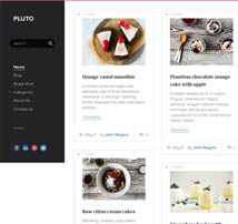 Pluto - Clean Personal WordPress Blog Theme