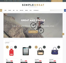 SimpleGreat - Responsive Prestashop 1.6 Theme