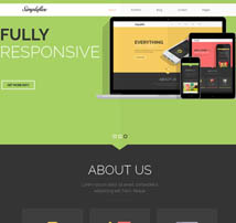 Simpleflex - OnePage & MultiPage Flat Drupal Theme