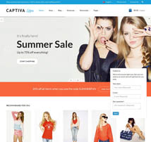 Captiva - Responsive WordPress WooCommerce Theme