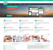 Eve : Responsive Bootstrap Template