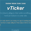 VTicker : jQuery Vertical News Ticker