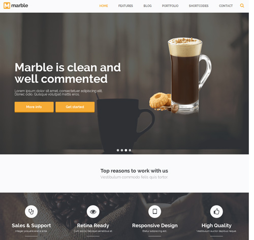 Marble - Multipurpose Drupal Theme