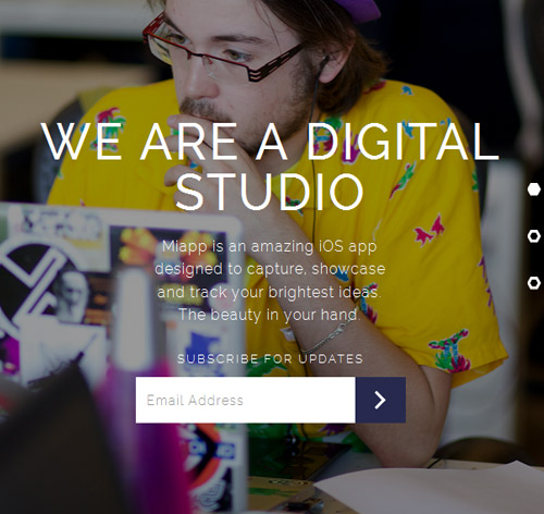 Miapp - Responsive and Parallax Coming Soon Theme