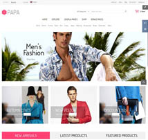 Papa - Responsive Multipurpose VirtueMart Template