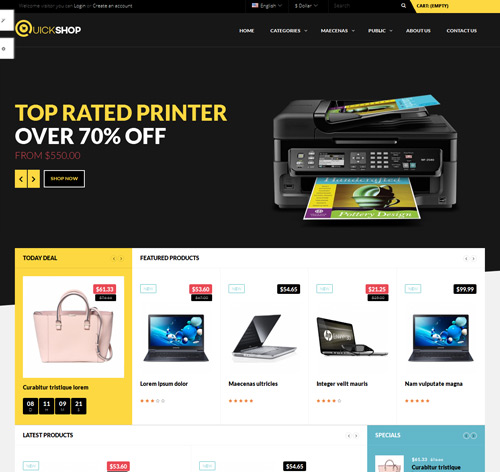 Pts Quickshop Prestashop Theme