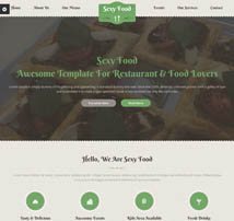 Sexy Food - Food & Restaurant HTML Template