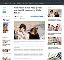 Sparkle - Responsive News/Magazine Drupal theme