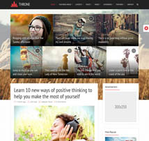 Throne - Personal Blog/Magazine WordPress Theme