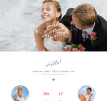 Honeymoon - Wedding Responsive Theme
