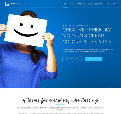 Everybody - Creative Multi-Purpose Wordpress Theme