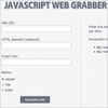 JavaScript Web Grabber