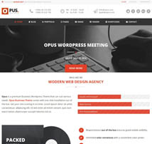 Opus - Multipurpose Business Wordpress Them