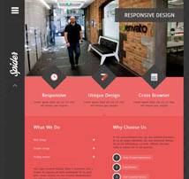 Spider - Flat Creative Portfolio HTML Template