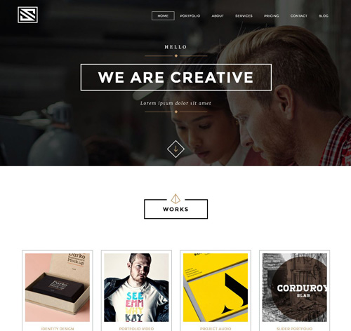 Vastudio - Creative One Page WordPress Theme.