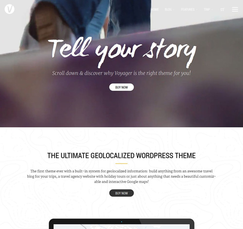 Voyager - The Geolocalized Multipurpose WP theme