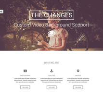 The Changes - One-Page Multi-Purpose WP Theme