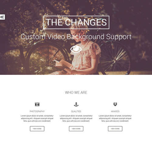The Changes - One-Page Multi-Purpose WP Theme