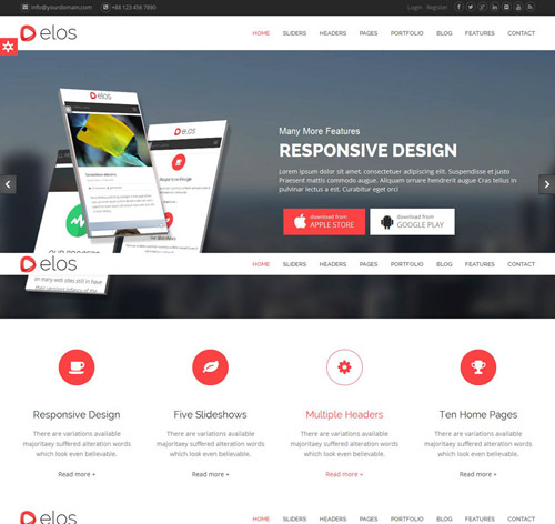 Elos - Responsive MultiPurpose Joomla Theme