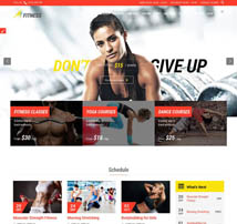 Fitness Sport Gym Responsive Theme