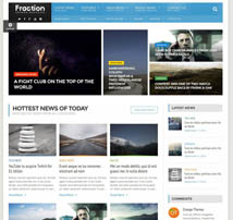 Fraction - Multipurpose News, Magazine HTML