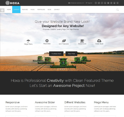 Hoxa - MultiPurpose WordPress Theme