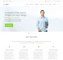 JoeBy | Responsive One Page Business HTML Template