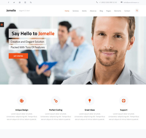 Jomelle - Multipurpose Business WordPress Theme