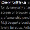 fontFlex : jQuery plugin for Responsive Font Sizes