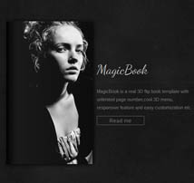 MagicBook - A 3D Flip Book WordPress Theme