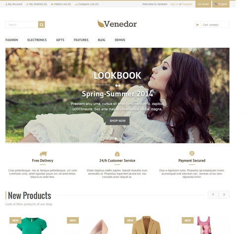 Venedor - Premium Responsive Prestashop Theme
