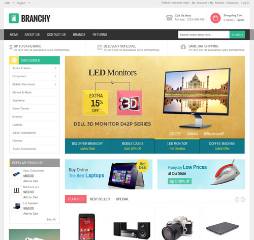 Branchy - Magento Responsive Theme