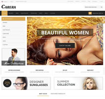 Carera - Responsive Multipurpose Magento theme