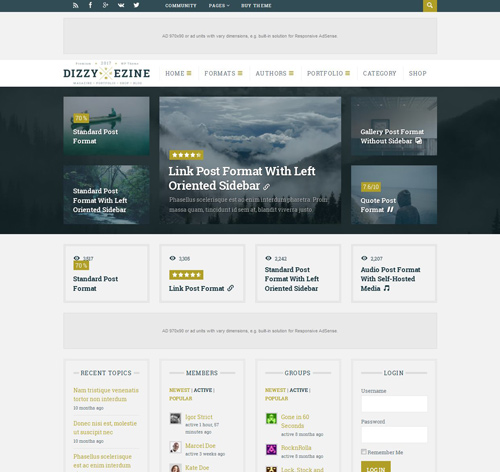 DizzyMag: Ad & Review Optimized and AdSense ready