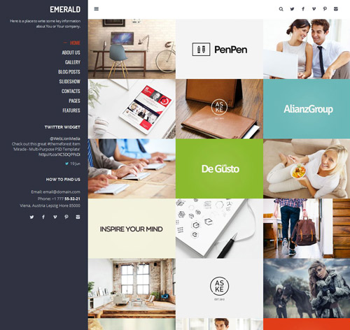 Emerald - Creative Portfolio Template