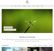 Finch – Photography & Magazine HTML5 Template