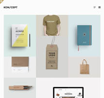 KON/CEPT - A Portfolio Theme for Creative People