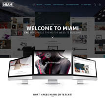 Miami - Multi & One Page WordPress Theme