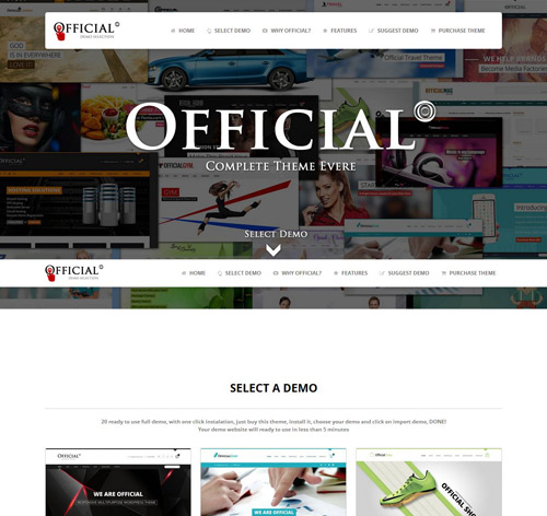Official - Multipurpose WordPress Theme