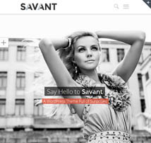 Savant - Responsive Multi-Purpose WordPress Theme