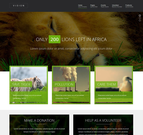 Vision – Ultimate Nonprofit Joomla Theme