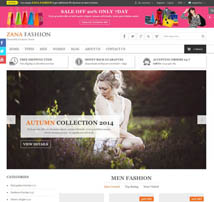 Zana Fashion - Responsive Magento Fashion Theme