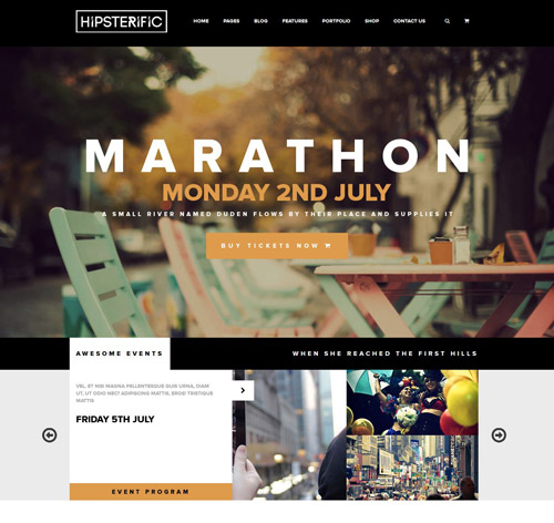 Hipsterific – Responsive Multi-Purpose WP Theme