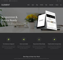 Element - Responsive Multi-Purpose HTML5 Template