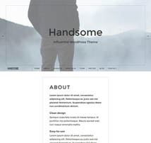 Handsome | Responsive Influential WordPress Theme