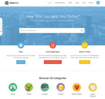 HelpDesk - Ticket Support & Knowledge Drupal Theme
