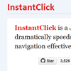 InstantClick.js : JS library to make your website Instant