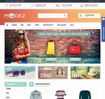 MODEZ - Responsive Prestashop 1.6 Theme + Blog