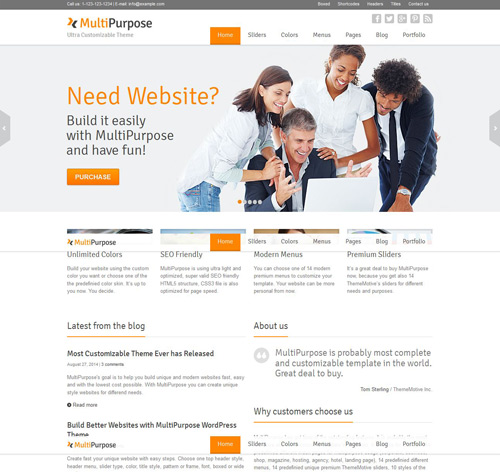 MultiPurpose - Responsive WordPress Theme